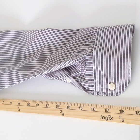 Men's Bundle Lot of 4 Long Sleeve Dress Shirts Medium Chaps Joseph Abboud - Picture 7 of 16